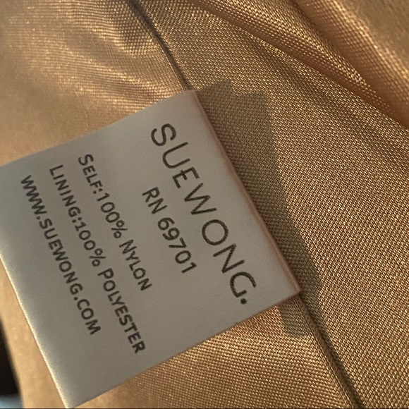 Sue Wong black lace sequin dress sz-2 - Picture 6 of 7